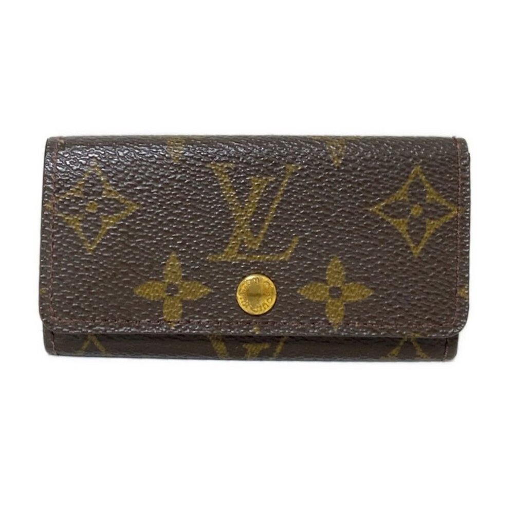 LOUIS VUITTON Multicles 4 Monogram - Key Case Monogram Canvas 132-080825